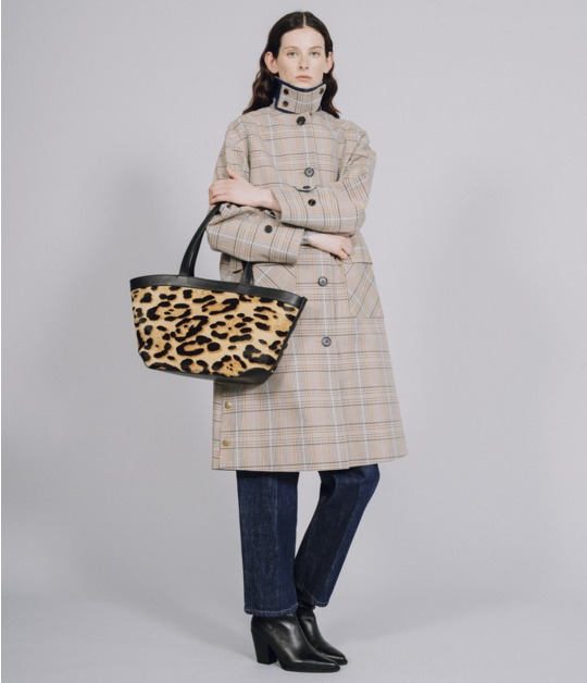 GLEN CHECK BONDING COAT 詳細画像