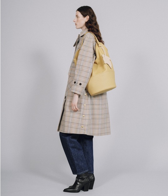 GLEN CHECK BONDING COAT 詳細画像