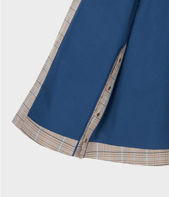 GLEN CHECK BONDING COAT 詳細画像