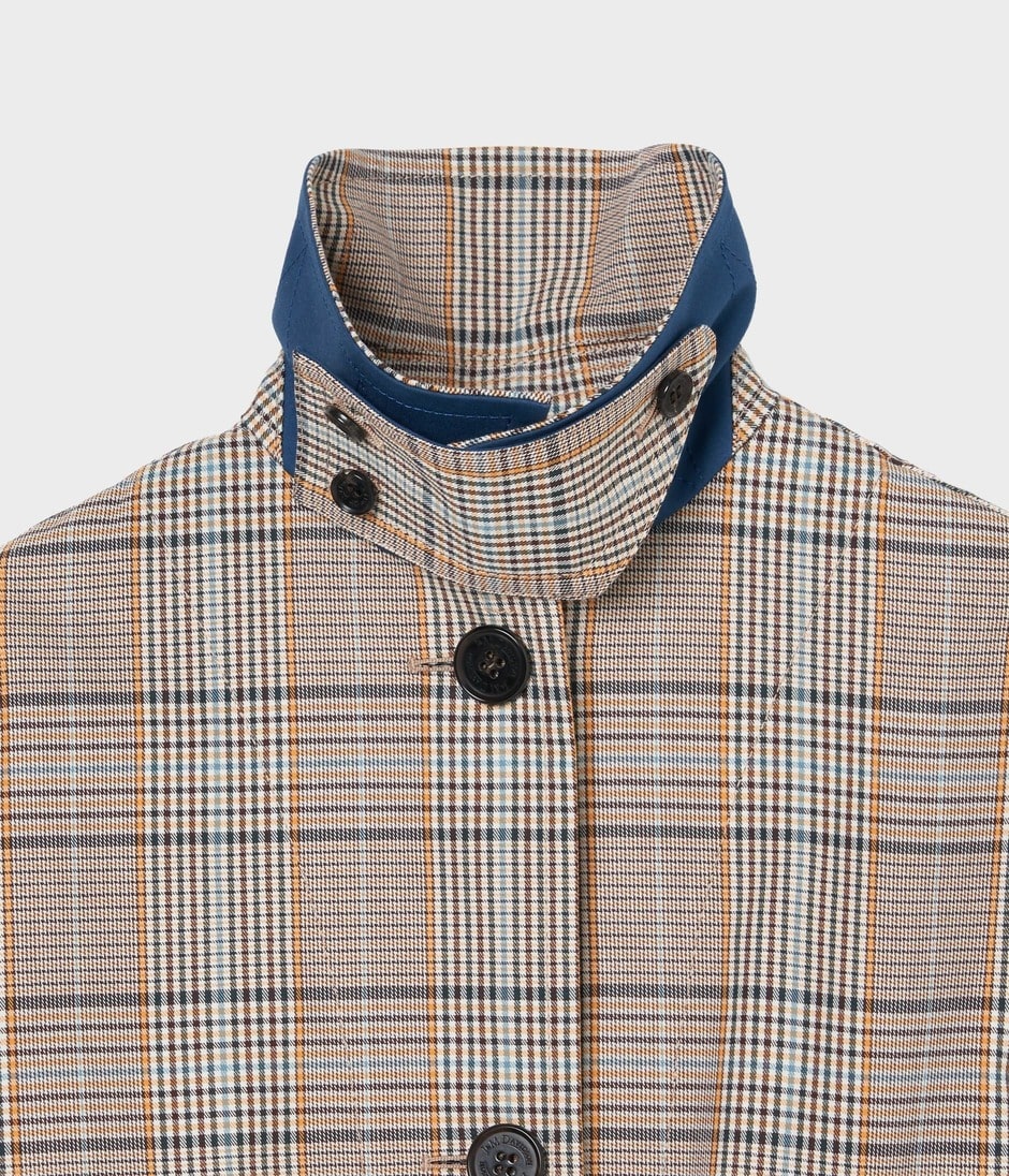 GLEN CHECK BONDING COAT 詳細画像 CHECK-1 4