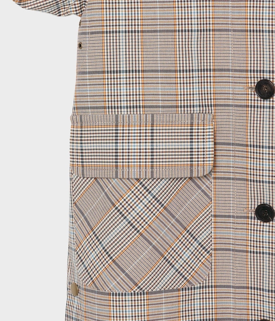 GLEN CHECK BONDING COAT 詳細画像 CHECK-1 8