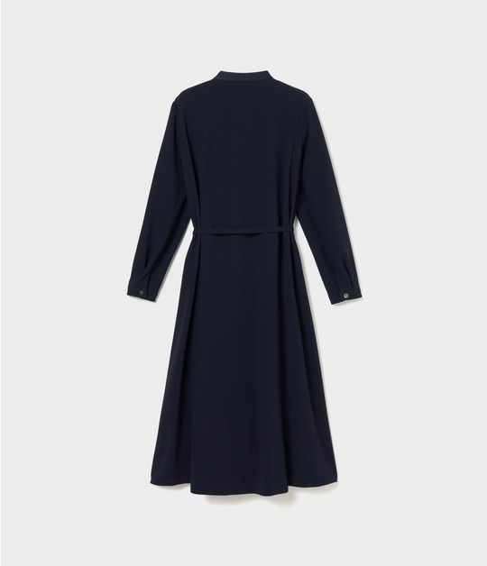 SATIN STAND COLLAR DRESS 詳細画像