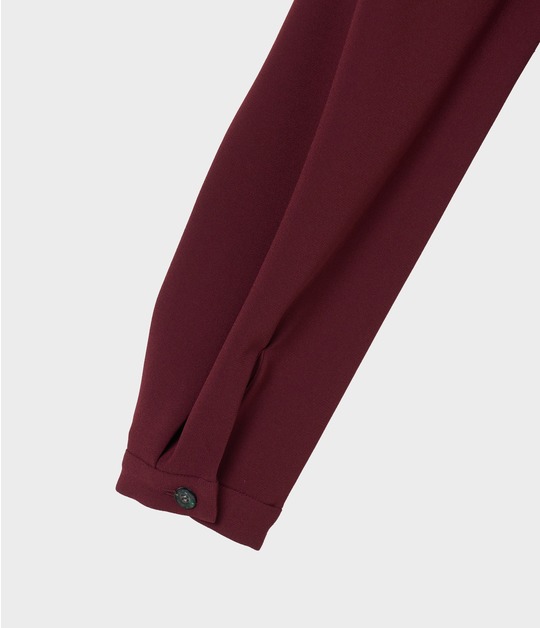 SATIN STAND COLLAR DRESS 詳細画像