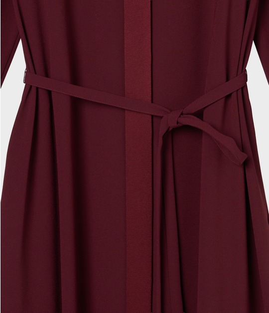 SATIN STAND COLLAR DRESS 詳細画像