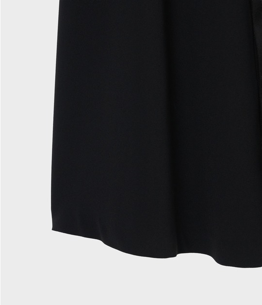 SATIN STAND COLLAR DRESS 詳細画像