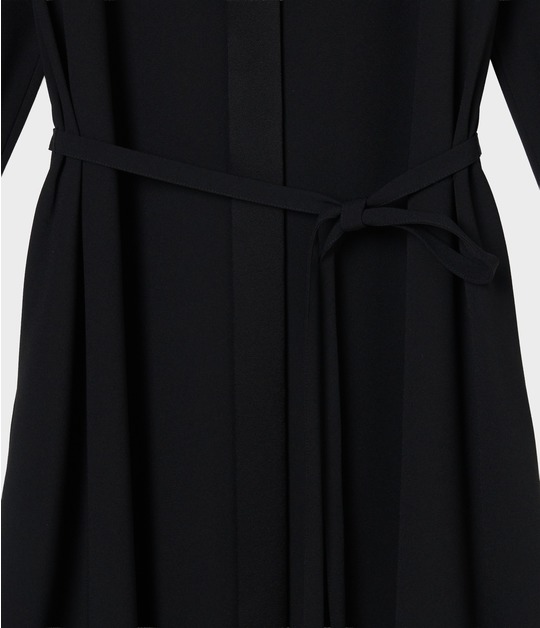 SATIN STAND COLLAR DRESS 詳細画像