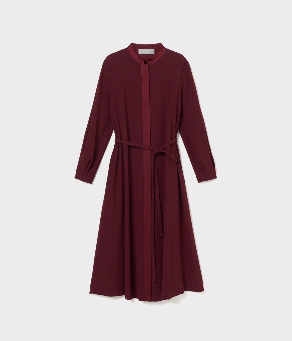 SATIN STAND COLLAR DRESS 詳細画像 JAM 1