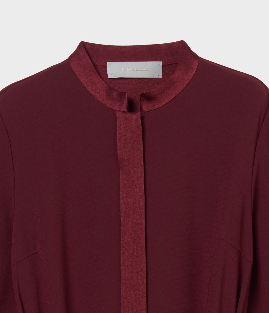 SATIN STAND COLLAR DRESS 詳細画像 JAM 3