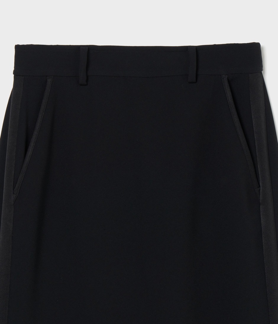 SIDE PIPING SKIRT 詳細画像 BLACK 3