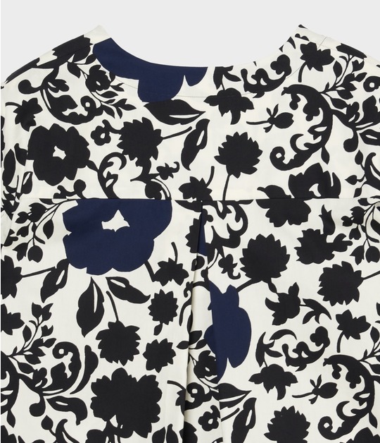 FLOWER SILHOUETTE PRINT TOP 詳細画像
