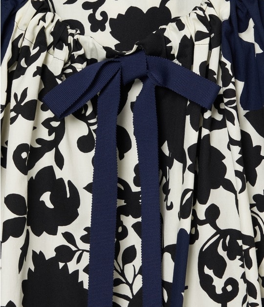 FLOWER SILHOUETTE PRINT TOP 詳細画像
