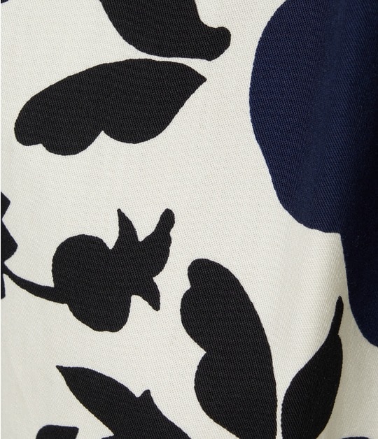 FLOWER SILHOUETTE PRINT TOP 詳細画像