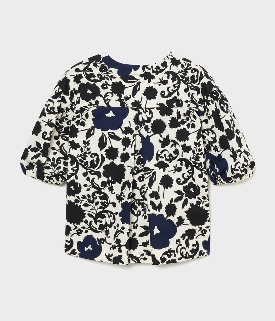 FLOWER SILHOUETTE PRINT TOP 詳細画像 MULTI PATTERN 2
