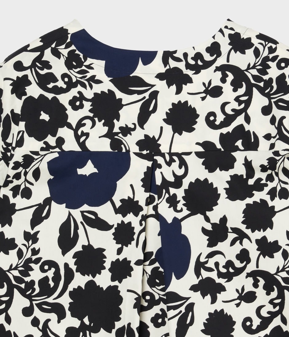 FLOWER SILHOUETTE PRINT TOP 詳細画像 MULTI PATTERN 4