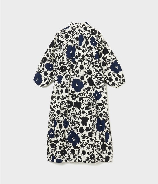 FLOWER SILHOUETTE PRINT DRESS 詳細画像