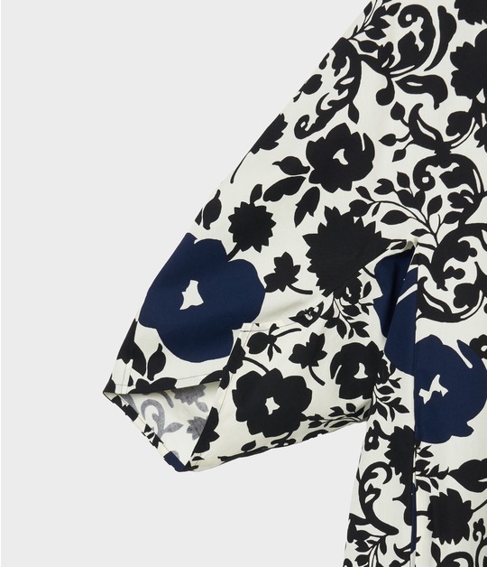 FLOWER SILHOUETTE PRINT DRESS 詳細画像