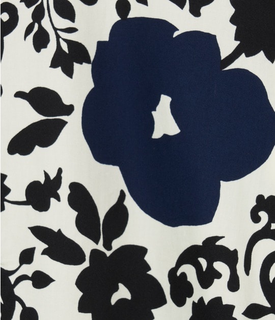 FLOWER SILHOUETTE PRINT DRESS 詳細画像