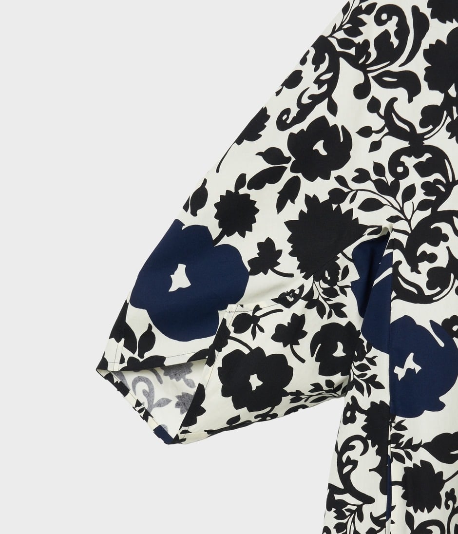 FLOWER SILHOUETTE PRINT DRESS 詳細画像 MULTI PATTERN 5