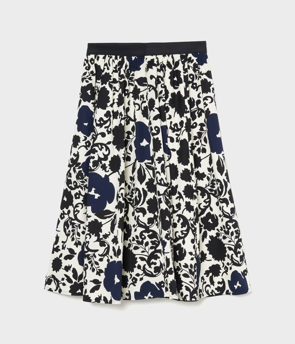 FLOWER SILHOUETTE PRINT SKIRT 詳細画像 MULTI PATTERN 2