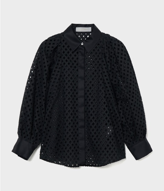 BALLER LACE VOLUME SLEEVE BLOUSE 詳細画像