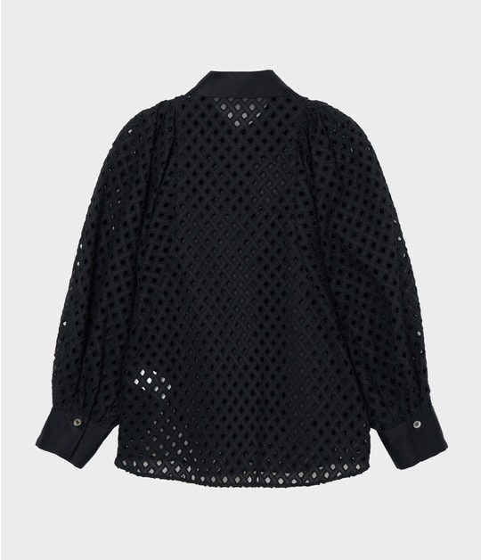 BALLER LACE VOLUME SLEEVE BLOUSE 詳細画像