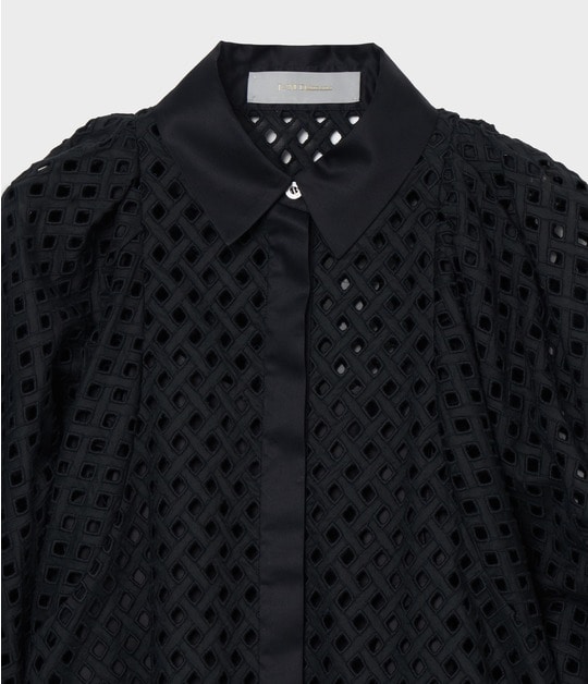 BALLER LACE VOLUME SLEEVE BLOUSE 詳細画像