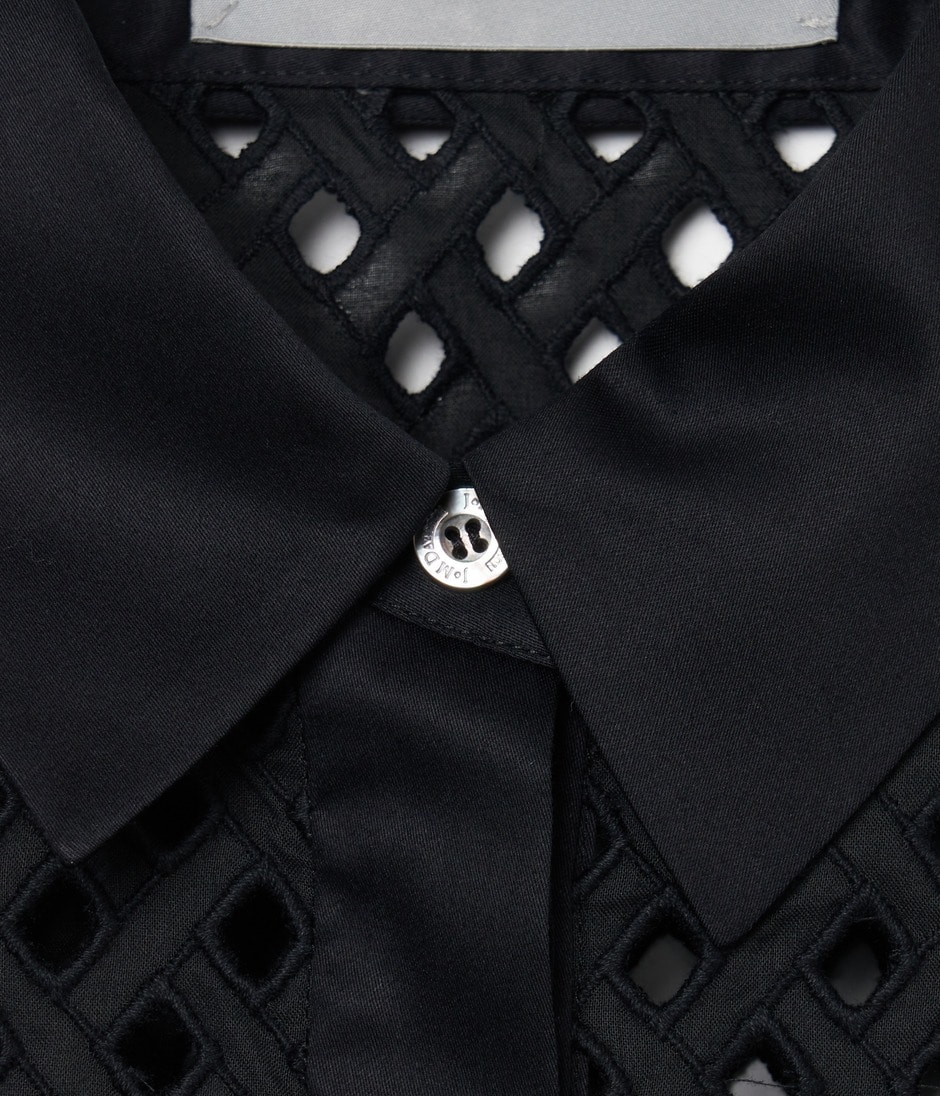 BALLER LACE VOLUME SLEEVE BLOUSE 詳細画像 BLACK 7