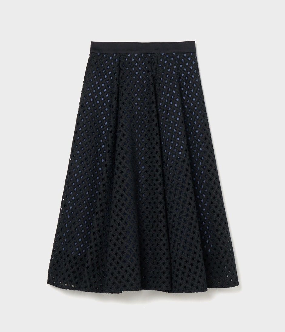 BALLER LACE GATHERED SKIRT 詳細画像 BLACK 1