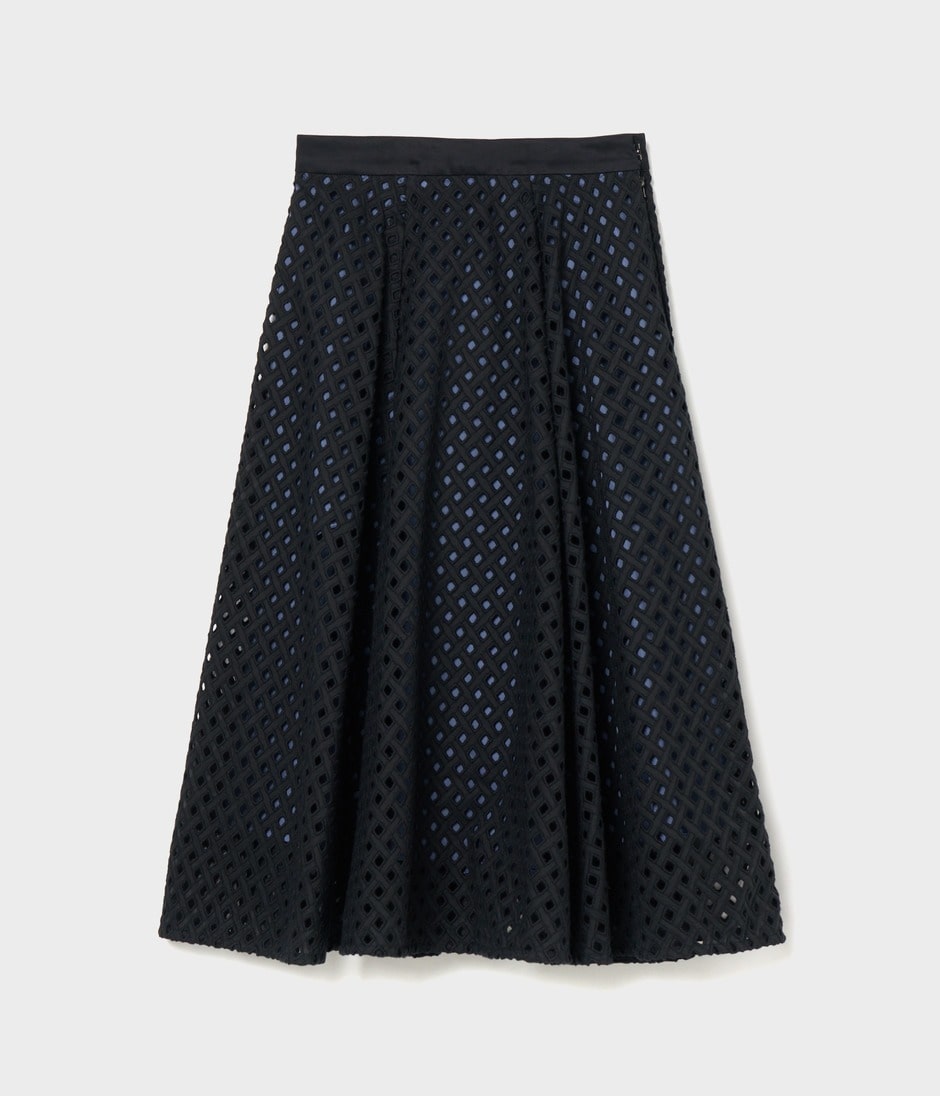 BALLER LACE GATHERED SKIRT 詳細画像 BLACK 2