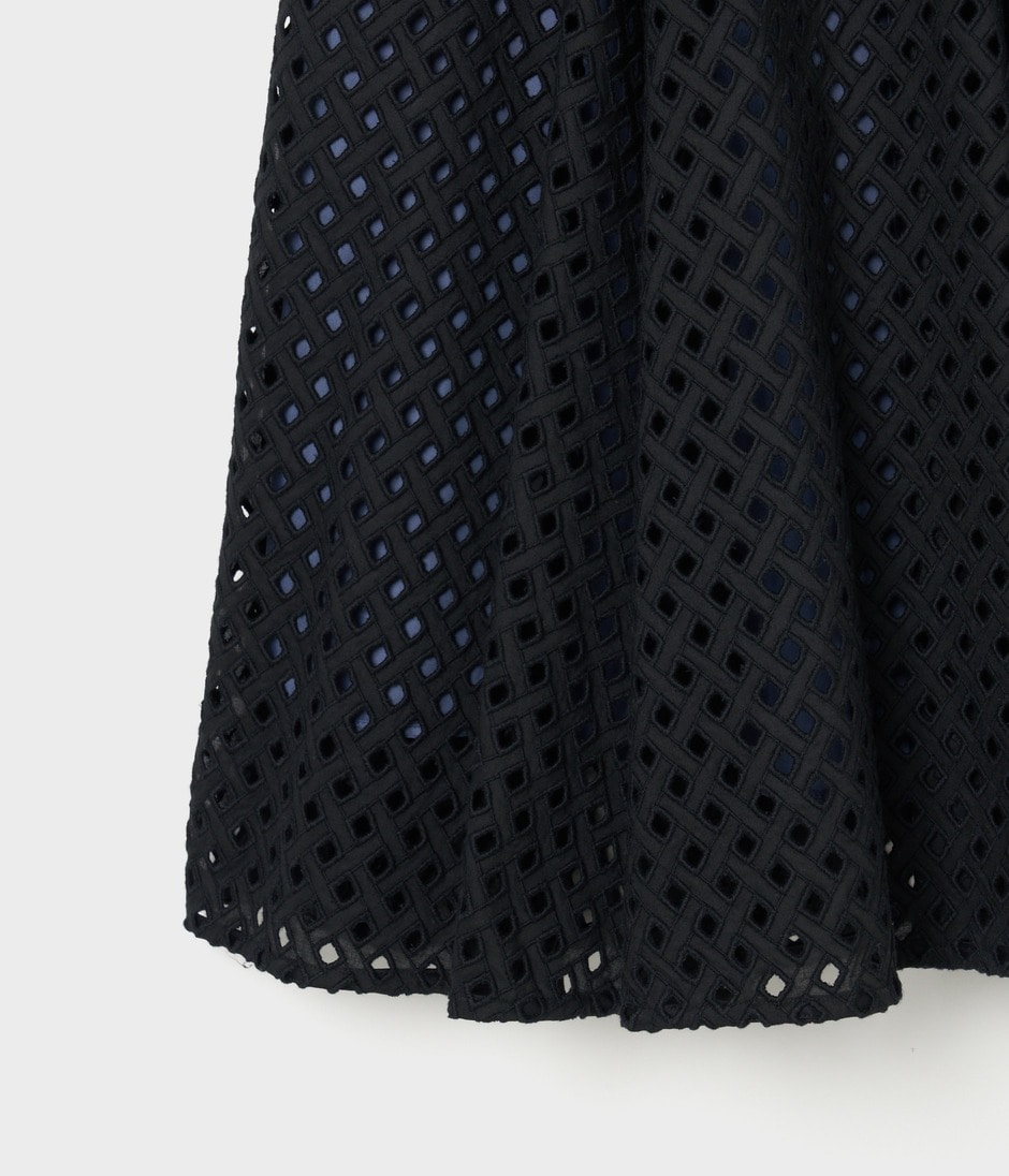 BALLER LACE GATHERED SKIRT 詳細画像 BLACK 5