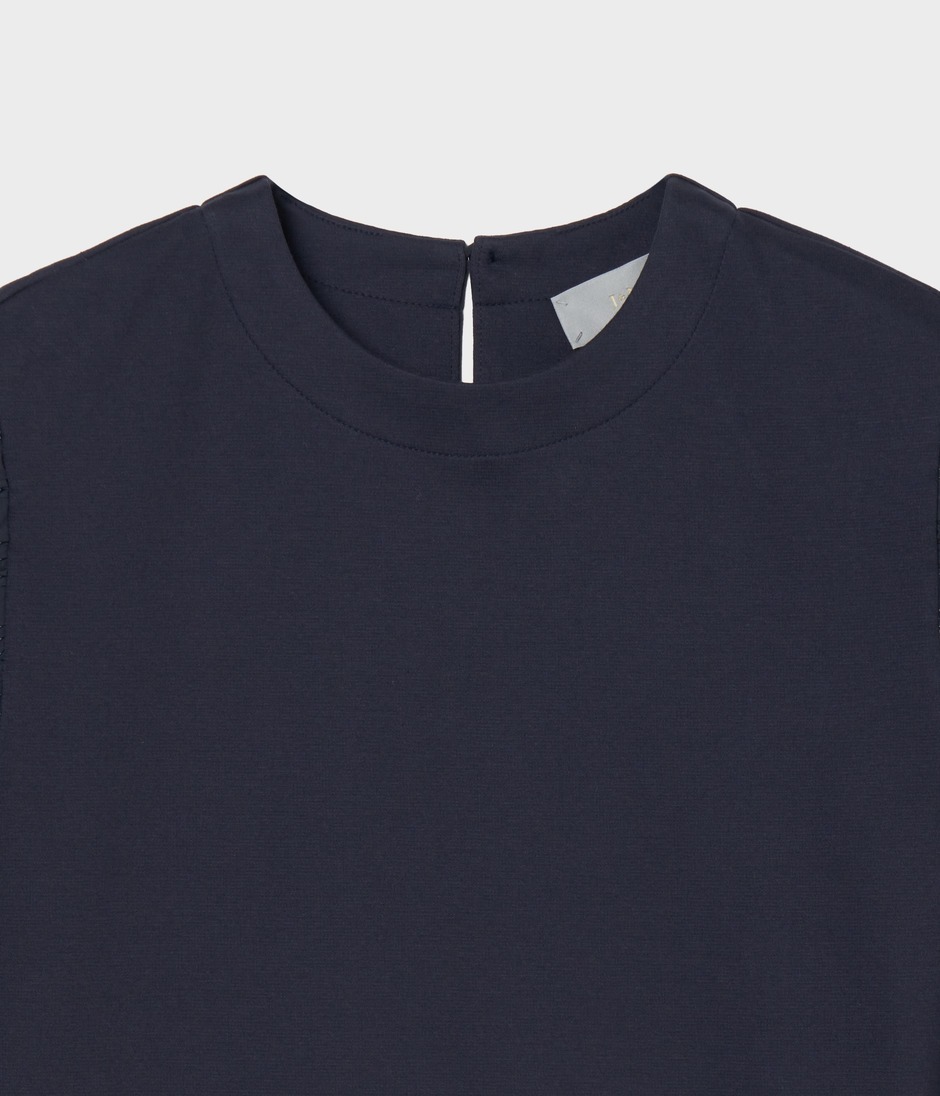 VOLUME GATHER SLEEVE TOP 詳細画像 NAVY 3