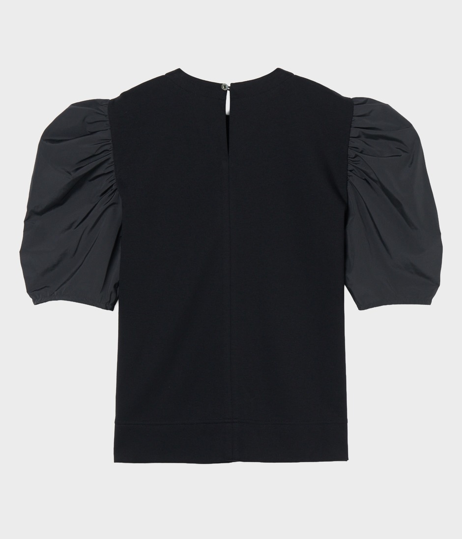 VOLUME GATHER SLEEVE TOP 詳細画像 BLACK 2