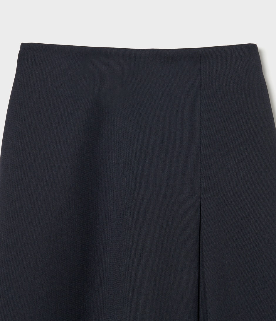 A-LINE SKIRT WITH PLEATS 詳細画像 NAVY 3