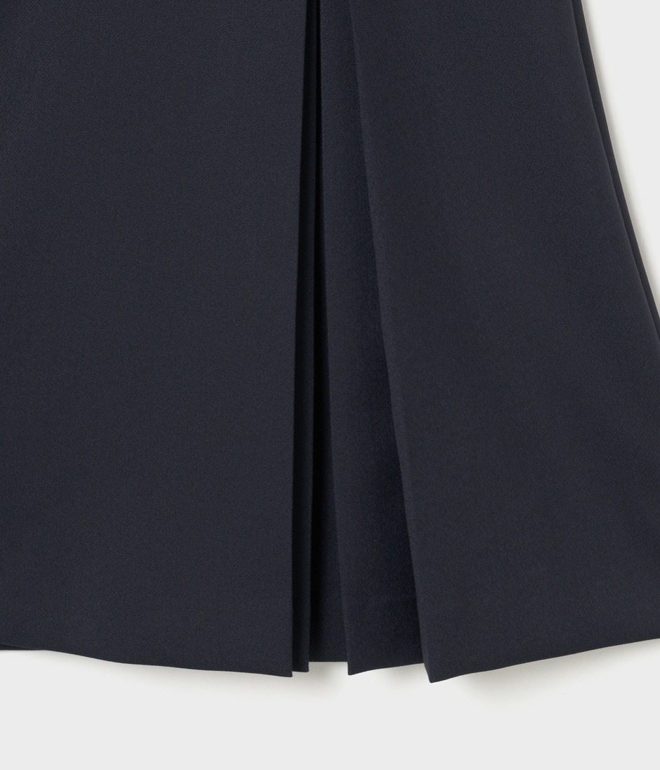 A-LINE SKIRT WITH PLEATS 詳細画像 NAVY 6