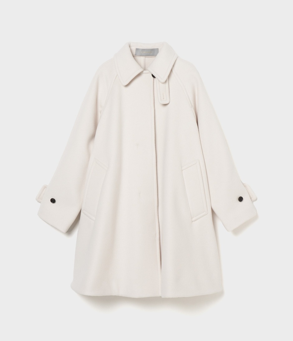 WOOL BEAVER TENT LINE COAT 詳細画像 OFF WHITE 1