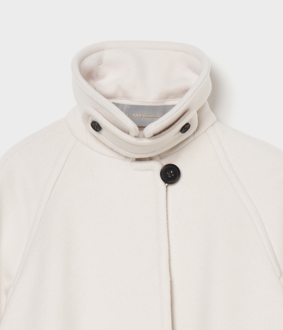 WOOL BEAVER TENT LINE COAT 詳細画像 OFF WHITE 4