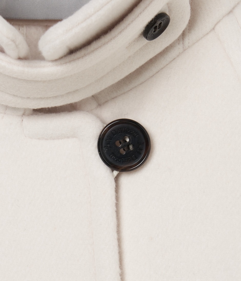 WOOL BEAVER TENT LINE COAT 詳細画像 OFF WHITE 8