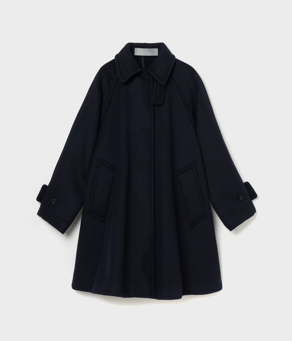 WOOL BEAVER TENT LINE COAT 詳細画像 NAVY 1