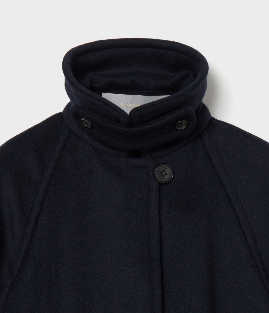 WOOL BEAVER TENT LINE COAT 詳細画像 NAVY 4