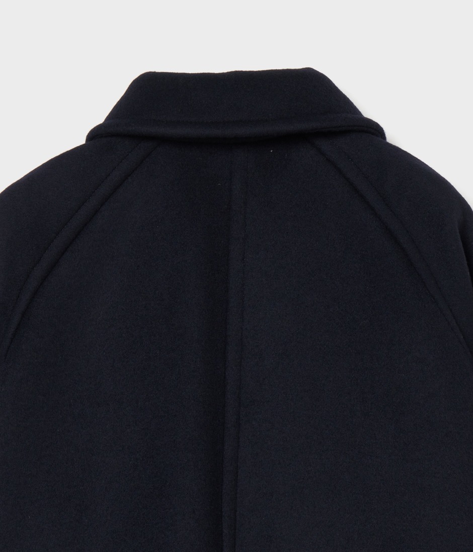 WOOL BEAVER TENT LINE COAT 詳細画像 NAVY 5