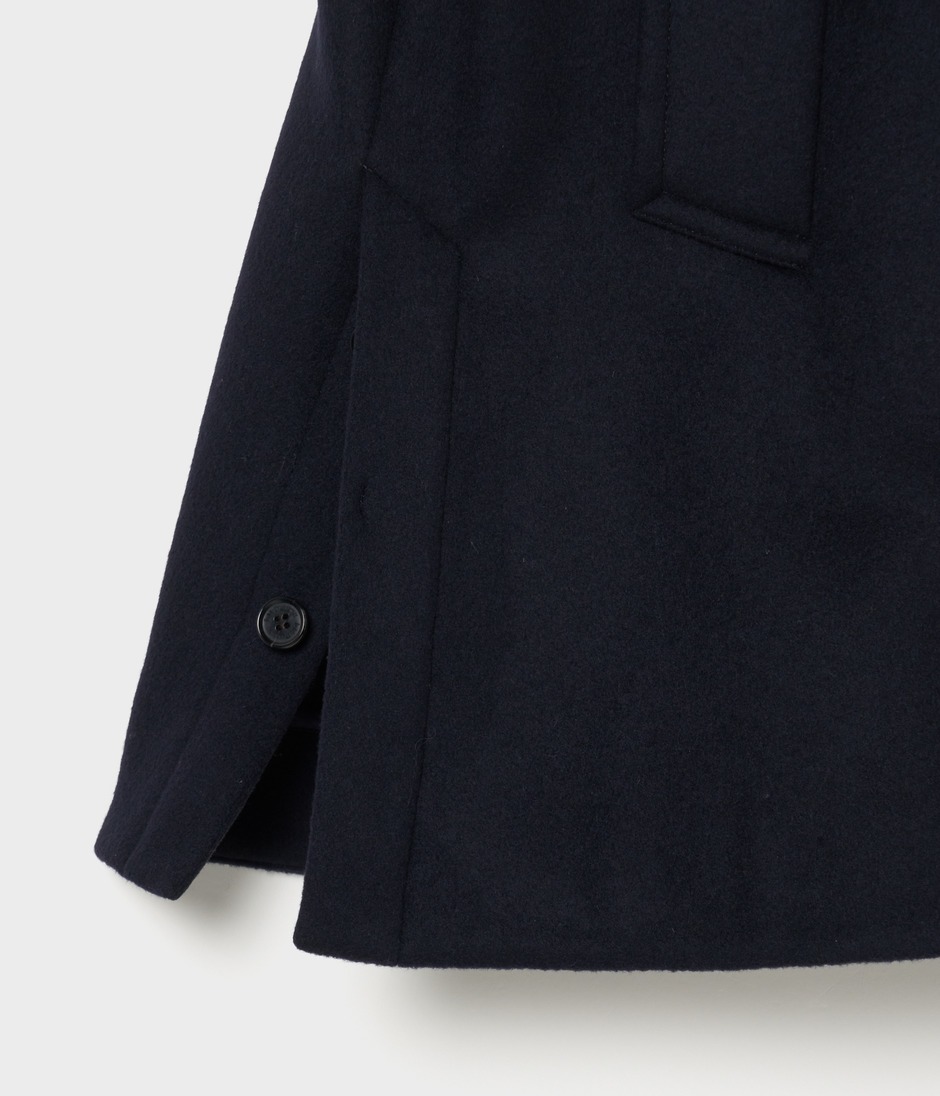 WOOL BEAVER TENT LINE COAT 詳細画像 NAVY 7