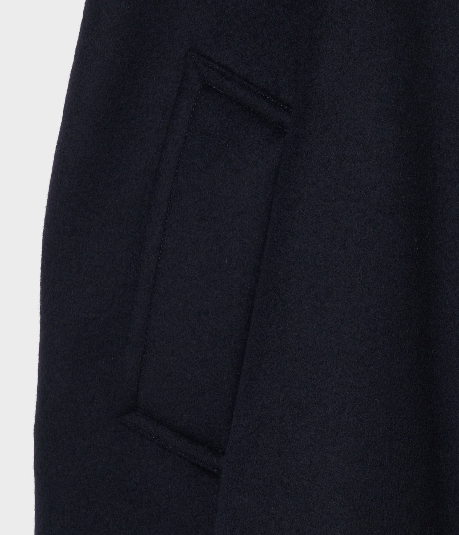 WOOL BEAVER TENT LINE COAT 詳細画像 NAVY 9