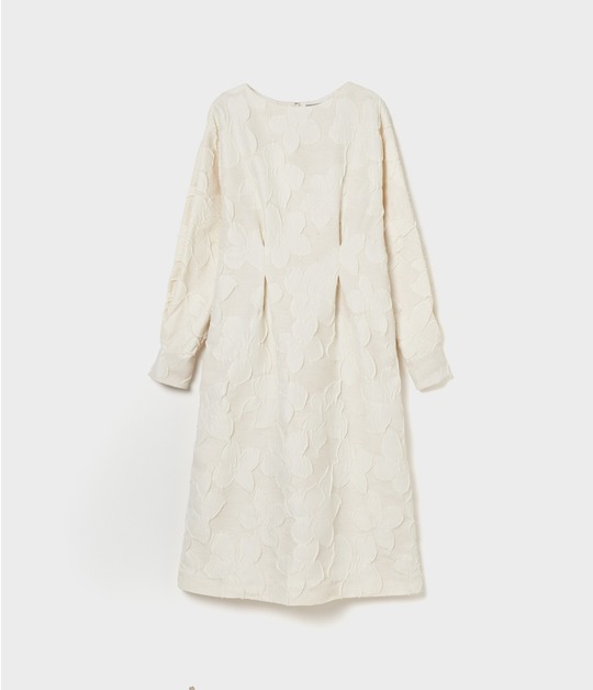 FLOWER MATELASSE DRESS 詳細画像