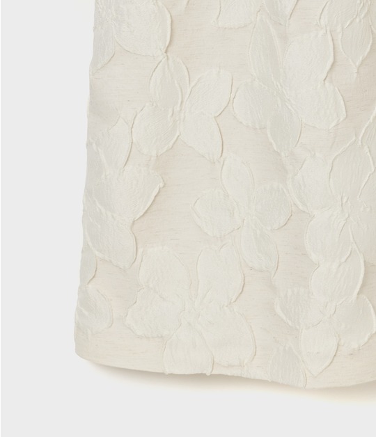 FLOWER MATELASSE DRESS 詳細画像