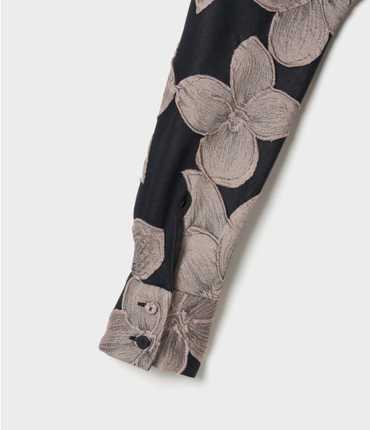 FLOWER MATELASSE DRESS 詳細画像