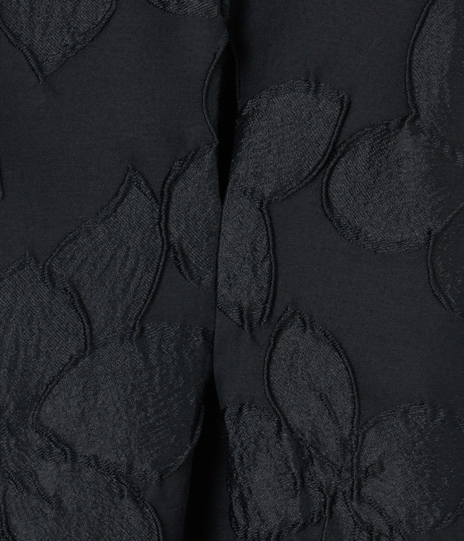 FLOWER MATELASSE DRESS 詳細画像 COMPLETELY BLACK 7