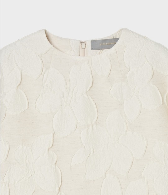 FLOWER MATELASSE TOP 詳細画像