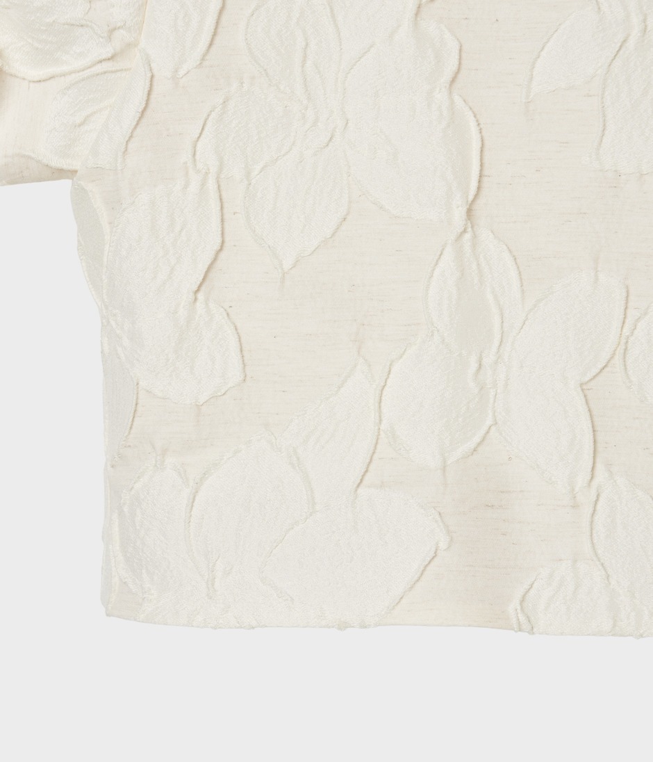 FLOWER MATELASSE TOP 詳細画像 OFF WHITE 6