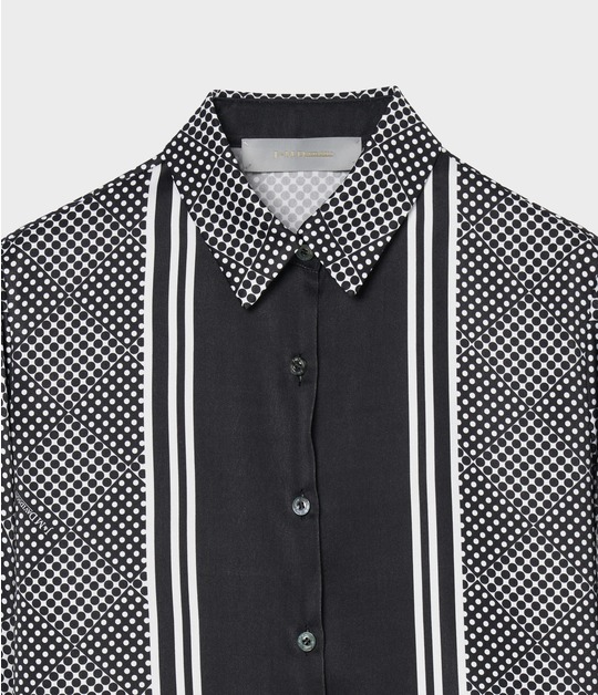 SCARF PANEL PATTERN BLOUSE 詳細画像