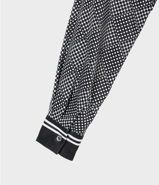 SCARF PANEL PATTERN BLOUSE 詳細画像